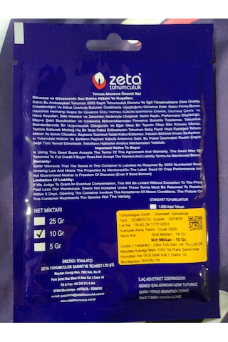 Semizotu Tohumu 10gr