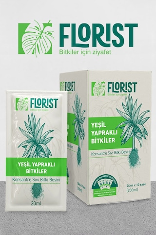 Florıst-yeşil Yapraklı Bitkiler Ve Daha Yeşil Yapraklar İçin Sıvı Konsantre Bitki Besini 200