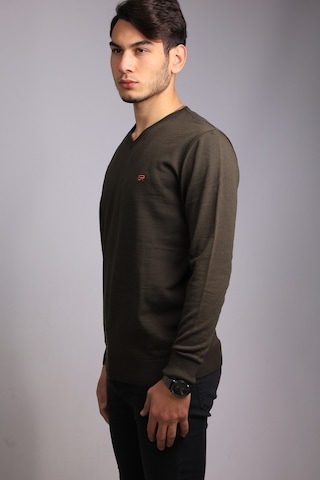 Bearraybon Erkek Triko Kazak Haki (504887251) Haki