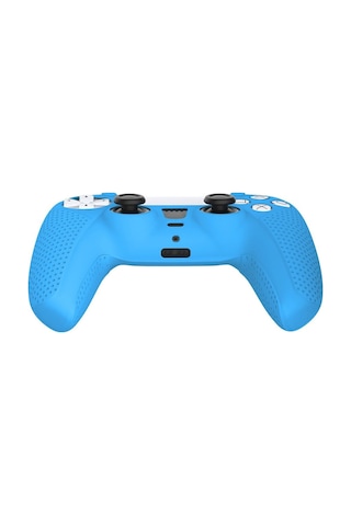 Sony Dobe Playstation 5 Uyumlu Dualsense Gamepad Slikon Koruyucu Set, Ps5 Slikon Kılıf-mavi