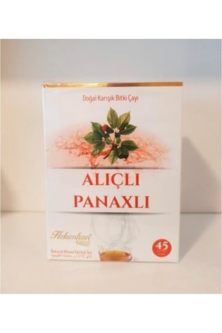 Hekimhan Bitkisel Alıçlı Panaxlı Doğal Karışık Bitki Süzen Poşet Çay 45 x 2 G