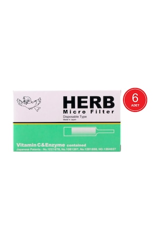 Herb Micro Filter Filtreli Ağızlık 10'lu x 6 Paket