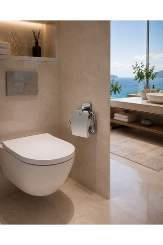 Angled Wc Kapaklı Kağıtlık Acar Zr5900 000 Açık Krem