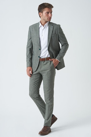 White Stone Bangor T2430 Slim Fit 6 Drop Likralı Keten Takım Elbise Desenli-desenli Çok Renkli