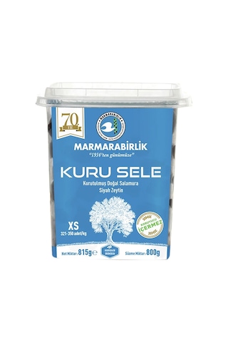 Marmarabirlik Kuru Sele Zeytin 800 Gr 3xs Ve Xs 2 Li Paket