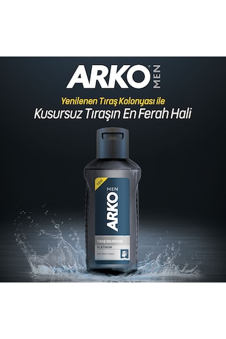 Arko Men Platinum Tıraş Sonrası Kolonya 4 x 255 ML