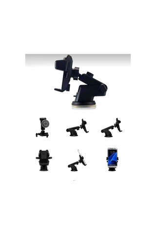 Carub Araç Aksesuar Seti Akrobat Vantuslu Telefon Tutucu Ve Aç Kapa Park Tel Numaratör