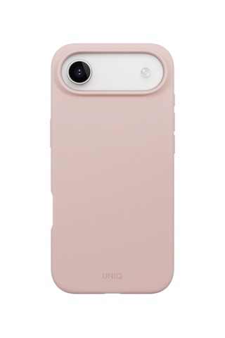Apple Uyumlu iPhone 17 Air Kılıf Lino Hue Serisi Magsafe Özellik Sıvı Silikon Parmak İzi Tutmayan Koruyucu Kapak Pembe
