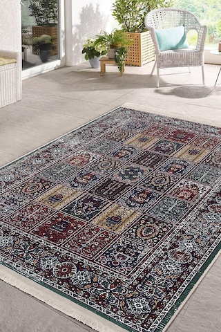 Realhomes Antika Zeminde Geleneksel Motifli Osmanlı Desenli Avangarde Oturma Odası Yatak Odası Saçaklı Halı Halidi Diğer