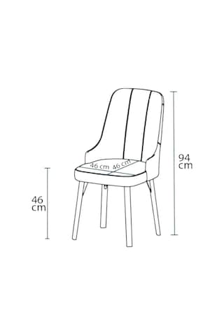 Still Beyaz Sunta 70x110 Sabit Mutfak Masası Takımı Beyaz Metal Ayak 4 Lacivert Sandalye Lacivert