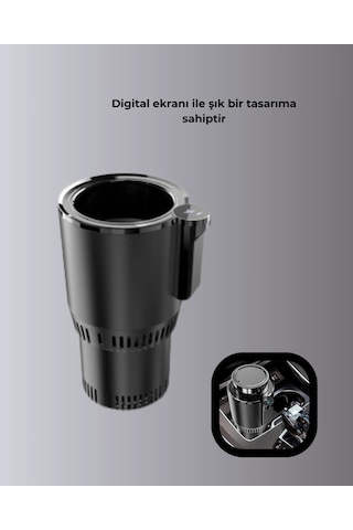 Mey Najmaddin Araç İçi Isıtıcı Soğutucu Bardaklık 60 C Isıtma -4 C Soğutma Najmaddin Renkli