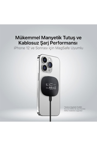 Ttec 2ks25b Aircharger M Kit Magsafe Uyumlu Kablosuz Pd 20w Seyahat Hızlı Şarj Aleti