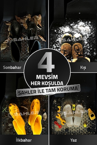 Fıat Egea Sedan 2015+ Uyumlu Sahler Araca Özel 4.5d Havuzlu Oto Paspas - Egea