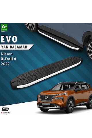 S-dizayn Nissan X-trail T33 Evo Aluminyum Yan Basamak 183 Cm 2022 Üzeri