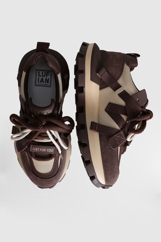 Lufian 121230049 Yoko Unisex Sneaker Ayakkabı Kahverengi