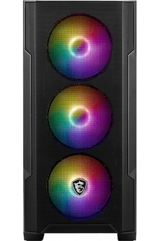 Msi Mag Forge M100A RGB Fan mAtx Bilgisayar Kasası Siyah