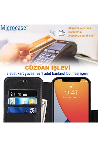 Oneplus 13 Cüzdanlı Ve Standlı Kapaklı Deri Kılıf Siyah Al4232
