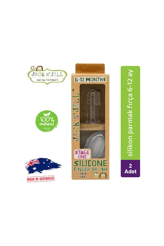 Jack N'Jill Kids 6 - 12 Ay Silikon Parmak Diş Fırçası 2'li