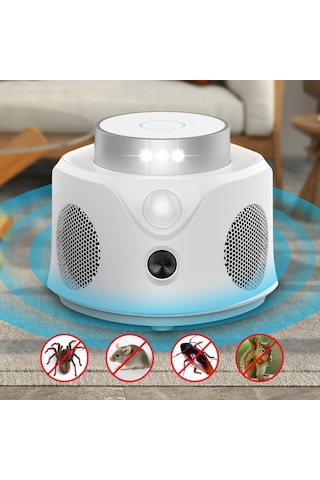 Pro Pır Sensor 360 Pest Repeller Ultrasonik-elektronik Fare Haşere Akrep Yarasa Kovucu