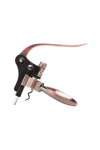 Şarap Açacağı Tirbuşon Ev Çinko Alaşımlı Manuel Şişe Açacağı, Renk: Bronz Renk Diğer