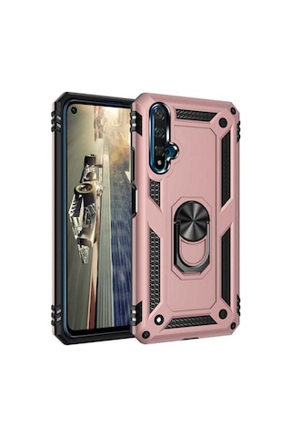 Huawei Honor 20 Kılıf Zore Vega Kapak Rose Gold