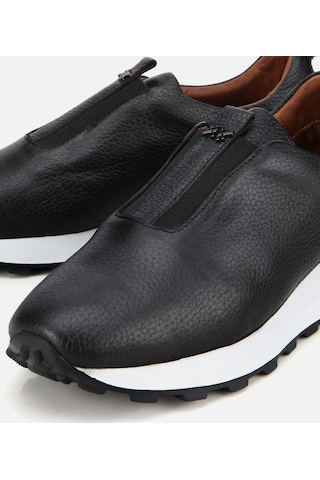 Hotiç Kadın Deri Siyah Lastik Detaylı Spor Ayakkabı 01ayh313570a100 01ayh313570a100 Siyah