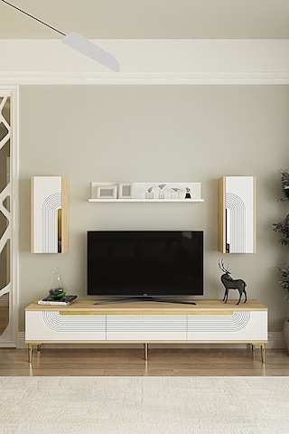 Tvr1803dbs - Meyra Tvr180 Ünitesi Takım Safirmeşe-beyaz-sılver 180cm Safirmeşe-beyaz-sılver
