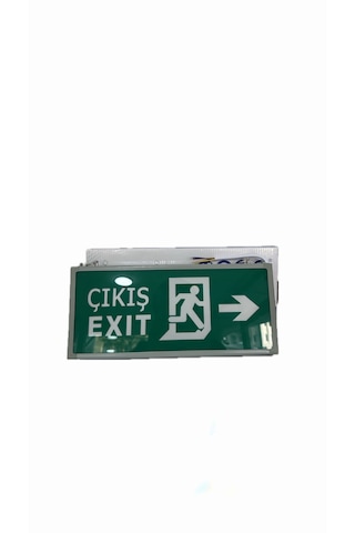 Noas Sol - Sağ Çift Yönlü Acil Çıkış Exit Armatür Ylx-1003 3 Saat Şarj Beyaz