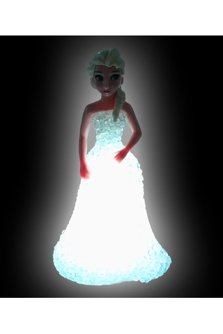 Frozen Renk Değiştiren Led Işıklı Lamba 16x9cm - Beyaz,1 Adet