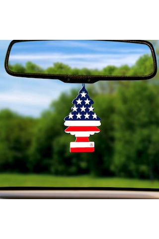Little Trees Amerikan Bayraklı Vanilla Pride Oto Kokusu 3 Adet