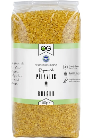 2 Li Organik Pilavlık Bulgur 800 G