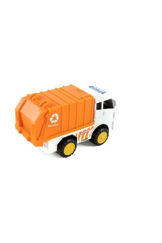 Oyuncak Mini Kamyon Sürtmeli Turuncu
