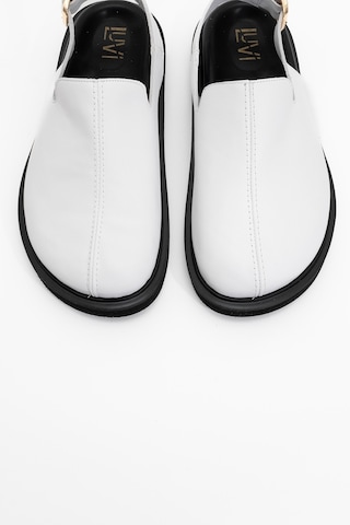 Luvishoes Luvi Shoes Laby Beyaz Cilt Hakiki Deri Kadın Sandalet Beyaz