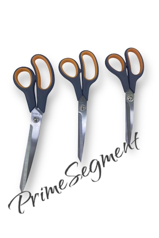 Primesegment Paslanmaz Çelik Makas Seti Terzi Kırtasiye Okul Makası