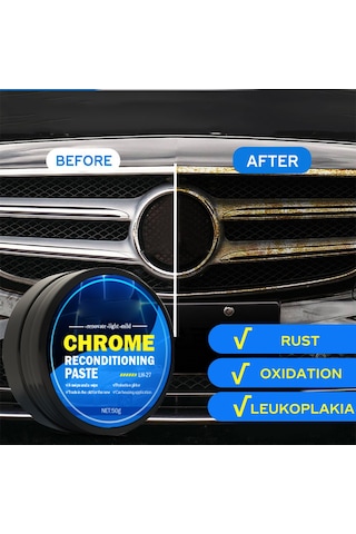 Araba Kapısı Ve Penceresi Krom Şerit Metal Cila Macunu Parlak Şerit Macunu Krom Parça Macunu 50g,jwcwsq