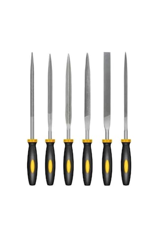 6 Parça Mini Eğe Ahşap Oyma Şekil Verme Ege Set 160 Mm..