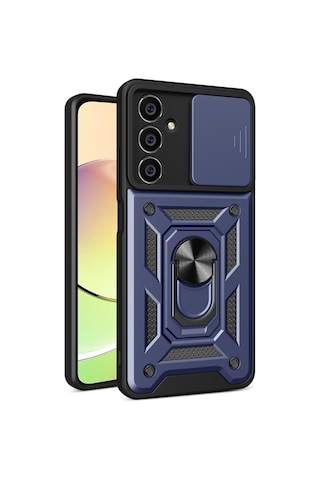 Nihcase Samsung Uyumlu Galaxy S23 Fe Kılıf Magnetik Standlı Kamera Korumalı Slide Sürgülü Cover Kapak