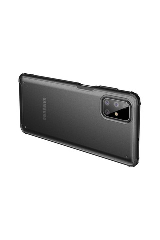 Samsung Uyumlu Galaxy M51 Kılıf Zore Volks Kapak-Kırmızı