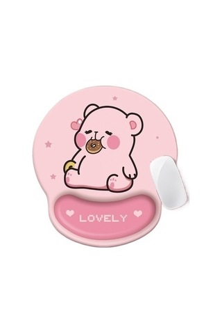 Primepickings Bilek Pedi 3d Sevimli Kız Büyük Silikon Kalınlaştırılmış Oyun Bilgisayar Ofis Boyutu: 250x220m