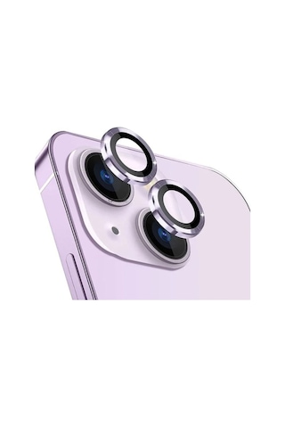 Apple Uyumlu iPhone 14/14 Plus Alüminyum Seri Kamera Cam Koruyucu
