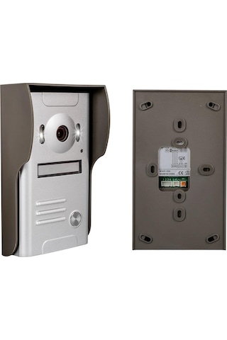 Powermaster 37m 1 Daire 7 İnç Görüntülü Diafon Kapı Zili Diyafon Interkom Akıllı Ev Güvenliği Sistemi