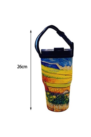 Trendooze 30 Oz Vakumlu Tumbler Kılıfı, Taşıyıcı Tutucu, Yumuşak Korumalı Çok Renkli