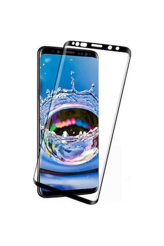 Samsung Galaxy S8 Plus İle Uyumlu Şeffaf Esnek Kavisli Ekranı Tam Kaplayan Pet Ekran Koruyucu