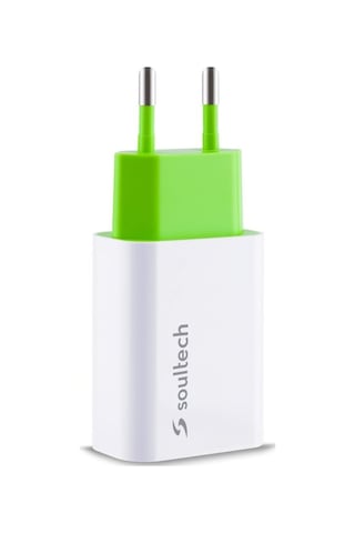 Soultech 1.1A Apple Uyumlu iPhone 4G/4S Comfort Seyahat Şarjı + Usb Kablo - S