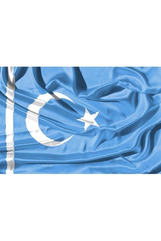 Zc Bayrak Doğu Türkistan Milli Gönder Bayrağı 70x105 Cm Raşel Dijital Baskı Diğer