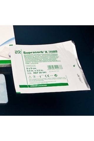 LR Suprasorb X Phmb Antimikrobiyal Hydrobalance Yara Örtüsü 9 x 9 CM