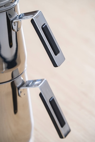 Aveline Aile Boy Çaydanlık Takımı Silver/siyah