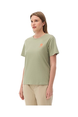 Columbia Csc Stacked Mini Gem Logo Kadın Kısa Kollu T-shirt Cs0316 Yeşil