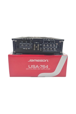 Jameson Amfi - 4000w 4 Kanallı Ses Ve Bass Anfisi - Jameson Usa-764 Amfi