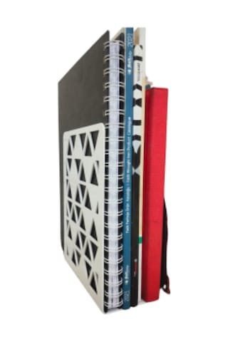 2' li Metal Kitap Tutacağı Beyaz - Hediyelik (2 Adet)